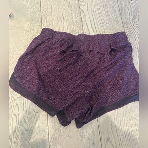 Athleta Plum Mesh Racer Shorts